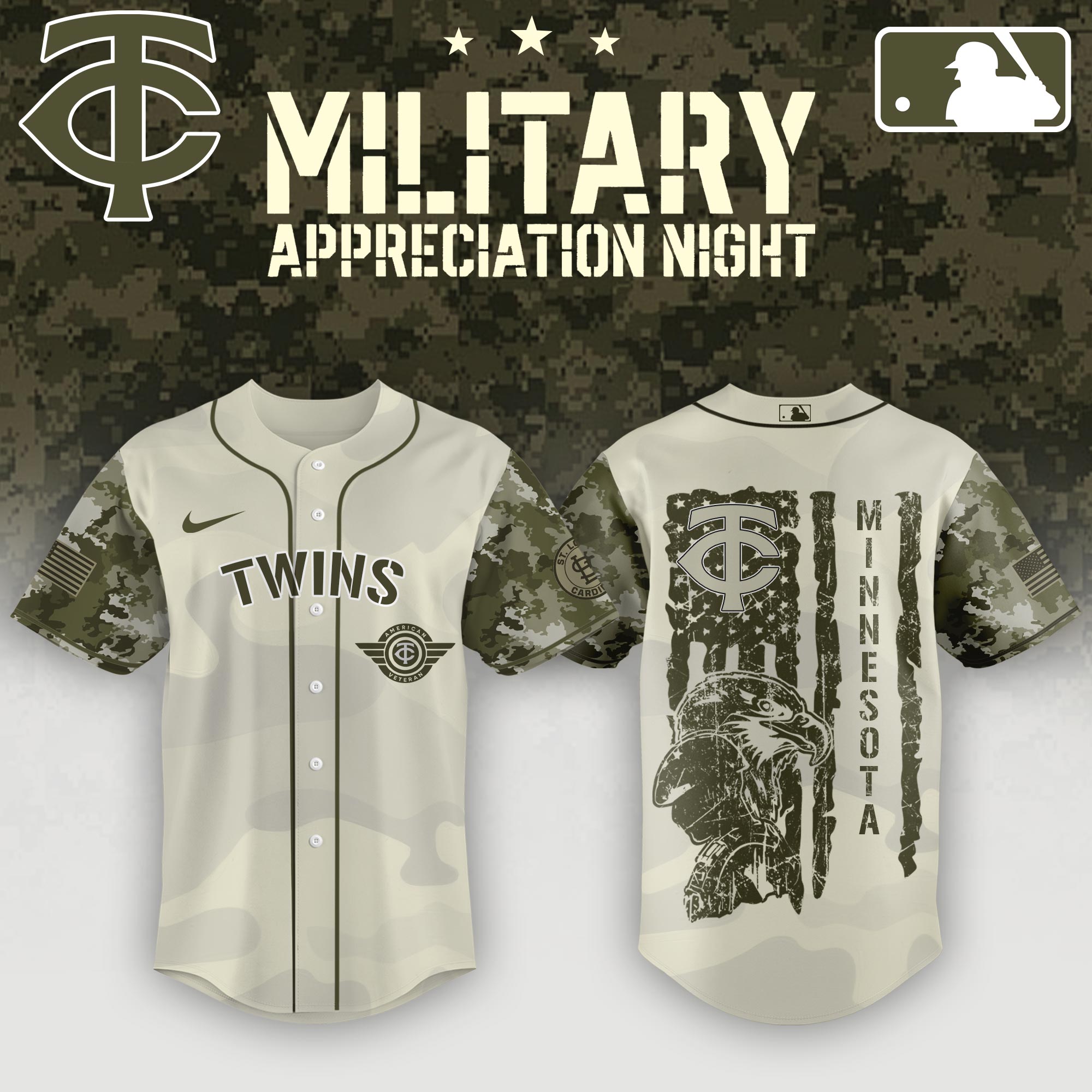 Milwaukee Brewers Armed Forces Day Jersey